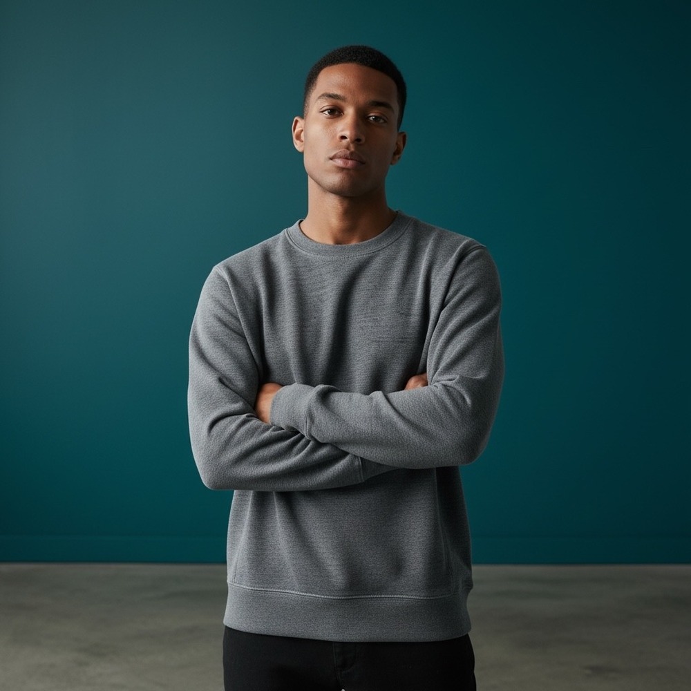 Save Khaki‎ United Men's Gray Crewneck Sweatshirt Size M